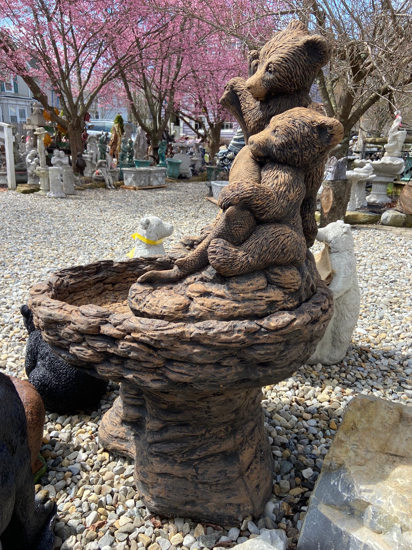 Playful Bear Fountain
