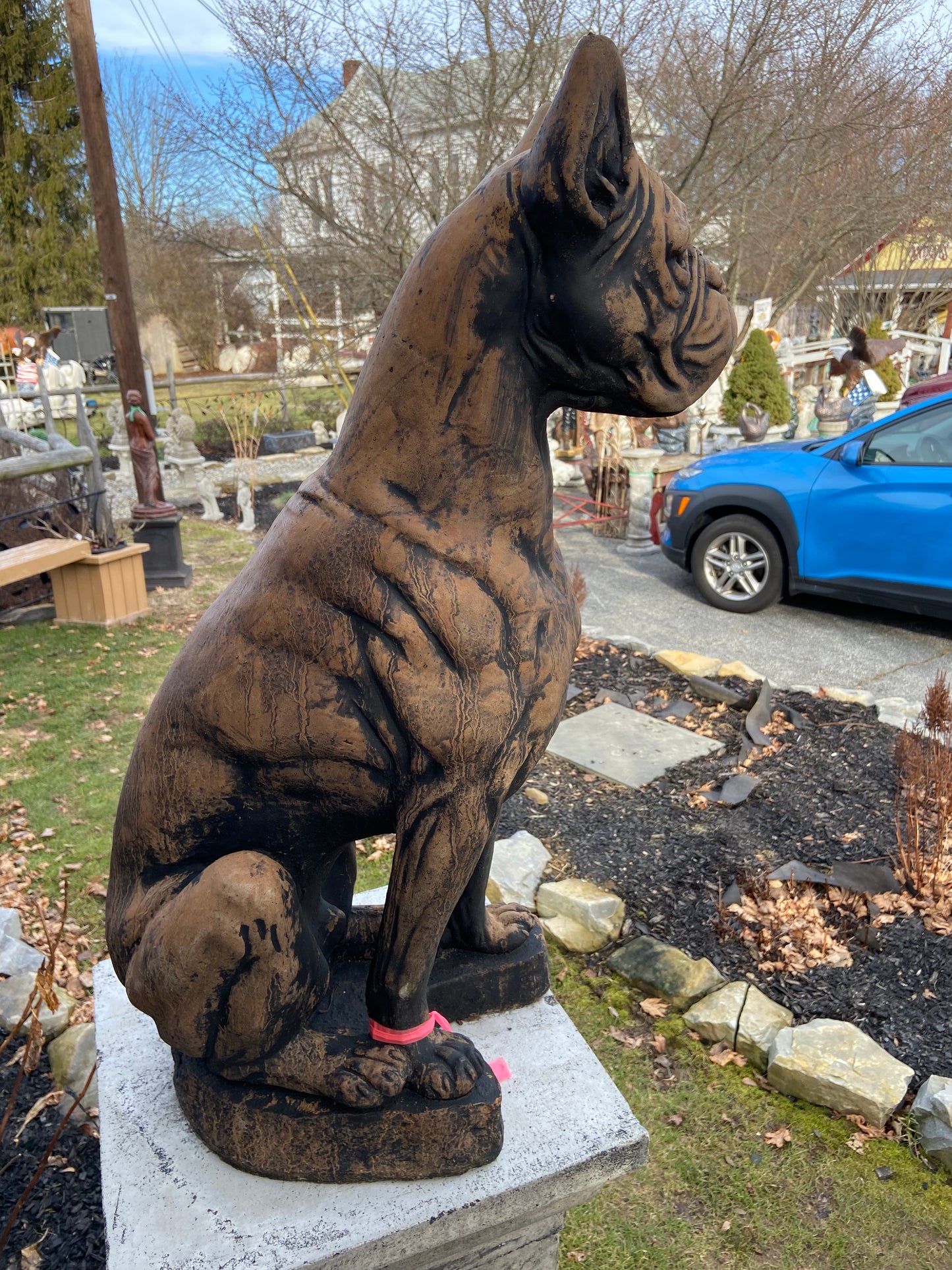 Boxer Dog Statue